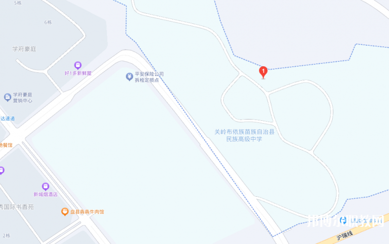 關(guān)嶺縣民族中等職業(yè)學(xué)校地址，乘車路線