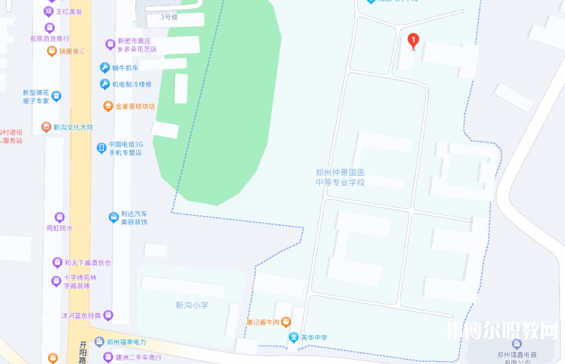 鄭州仲景國醫(yī)中等專業(yè)學(xué)校地址，乘車路線
