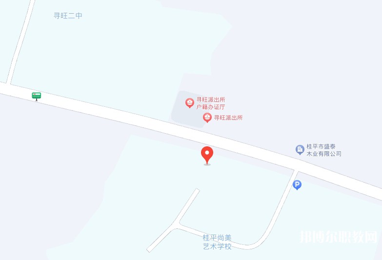 桂平尚美藝術(shù)學(xué)校地址，乘車路線