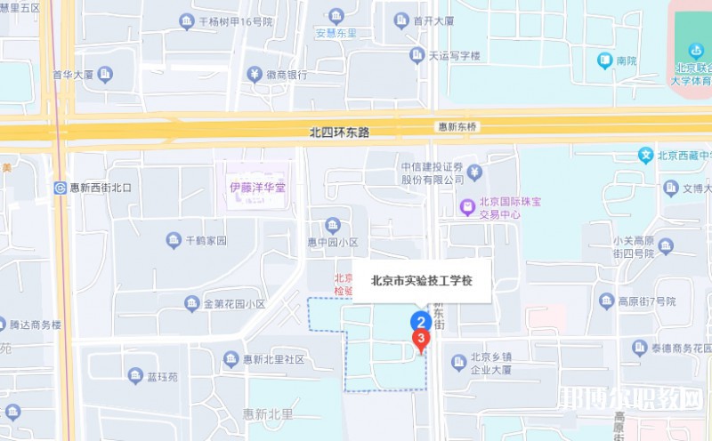 北京市實(shí)驗(yàn)技工學(xué)校地址，乘車路線