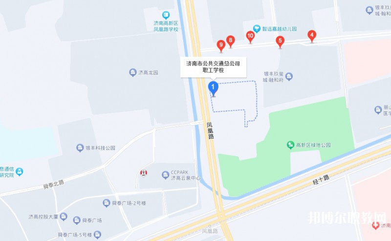 濟南市公共交通職業(yè)高級中學地址，乘車路線