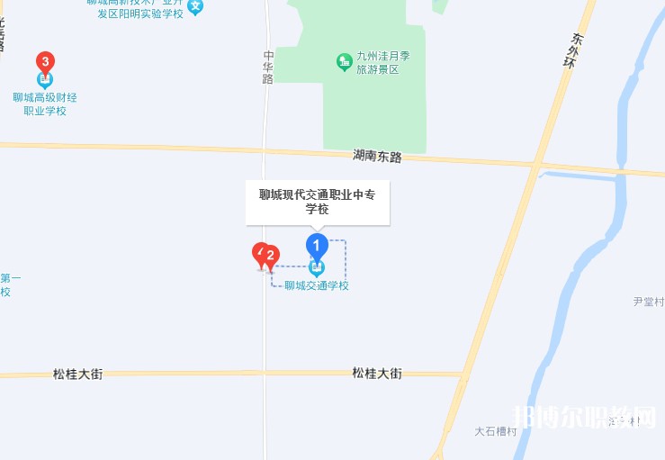 聊城現(xiàn)代交通職業(yè)中等專業(yè)學校地址，乘車路線