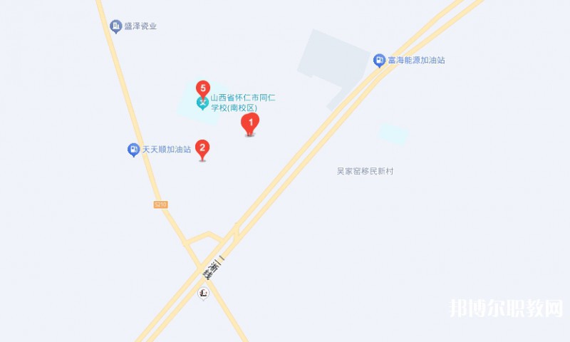 懷仁市際豐學(xué)校職業(yè)高中部地址，乘車路線