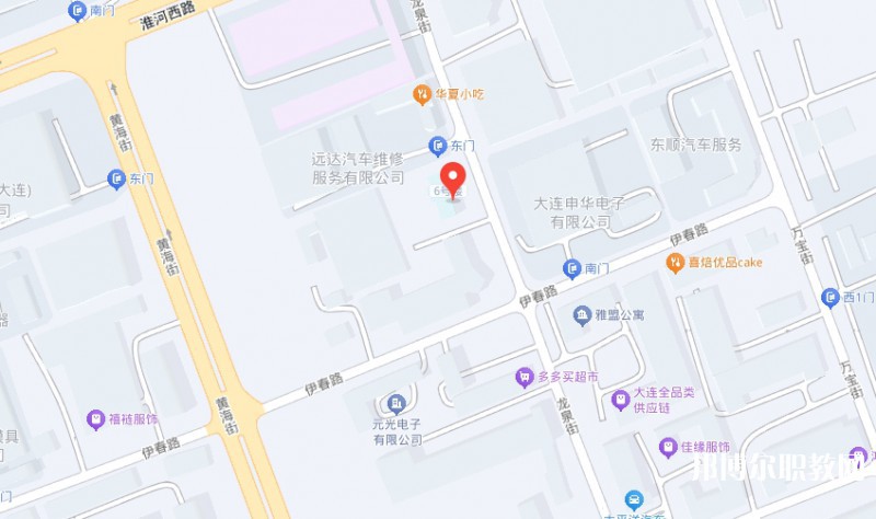 大連市蘭克藝術(shù)中等職業(yè)學(xué)校地址，乘車路線