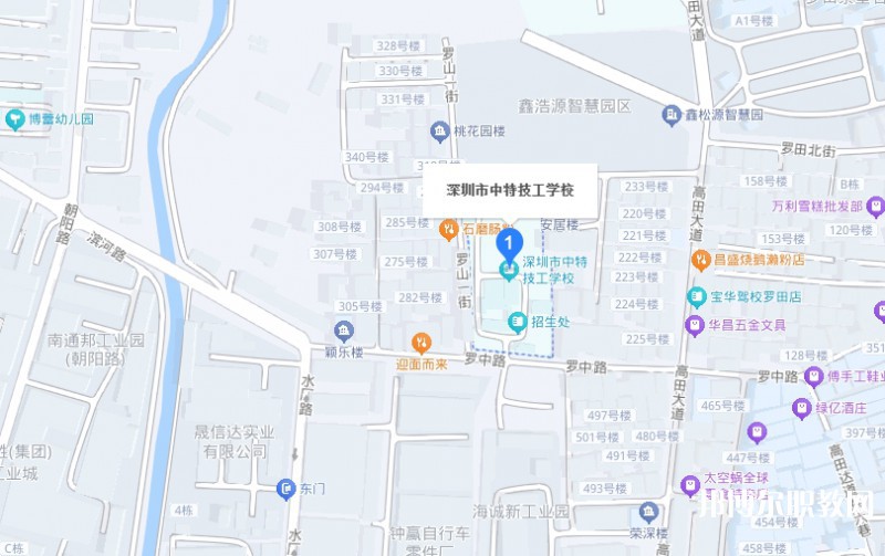 深圳市中特技工學(xué)校地址，乘車路線