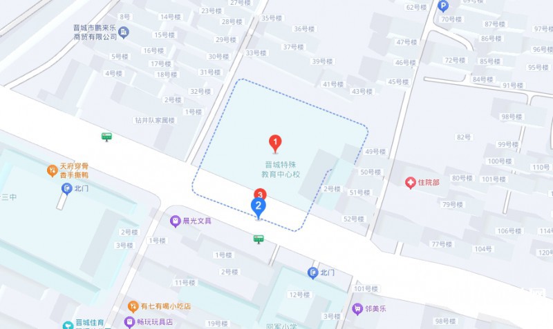 晉城市特殊教育中心學(xué)校地址，乘車路線