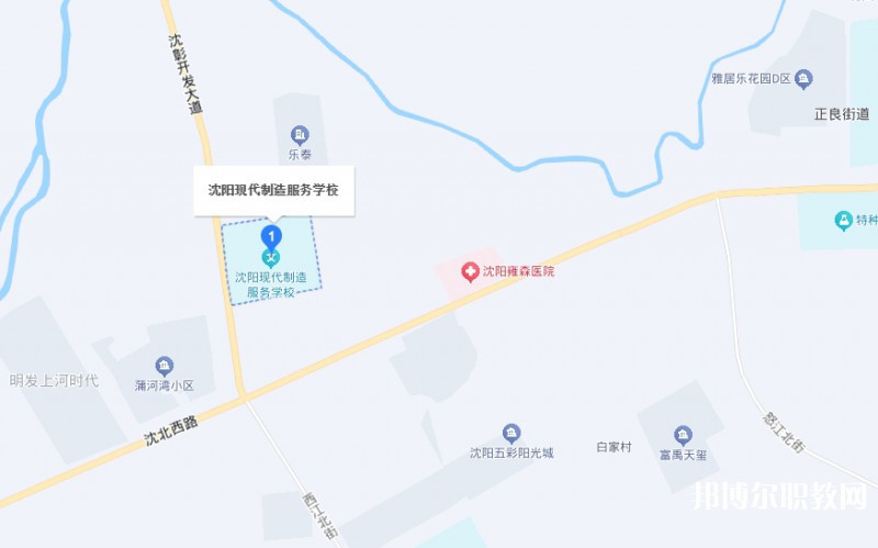 沈陽(yáng)現(xiàn)代制造服務(wù)學(xué)校地址，乘車路線