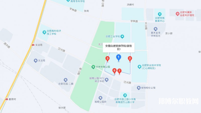 合肥技師學院地址，乘車路線